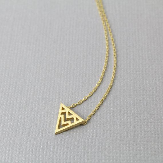Triangle Necklace